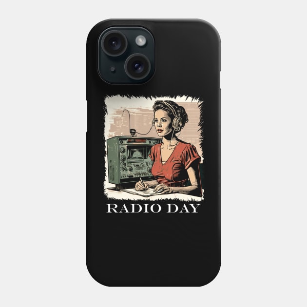 happy radio day Phone Case by The.N