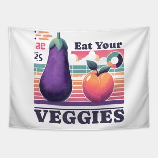 Eat Your Veggies Tapestry