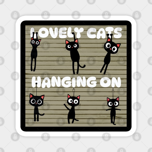 cats Magnet by Pixel Threads 