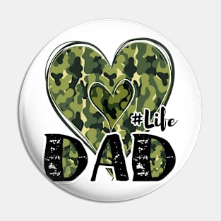 Dad Life camo Pin