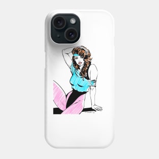 80´s Aerobics Girl Phone Case