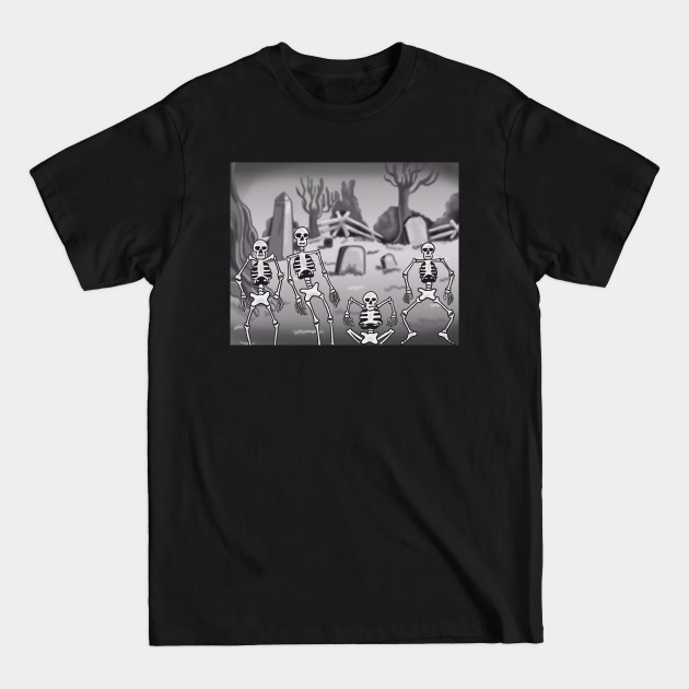 Discover Spooky Scary Skeletons - Spooky Scary Skeletons - T-Shirt