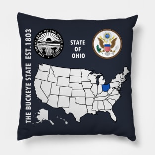 State of Ohio Pillow