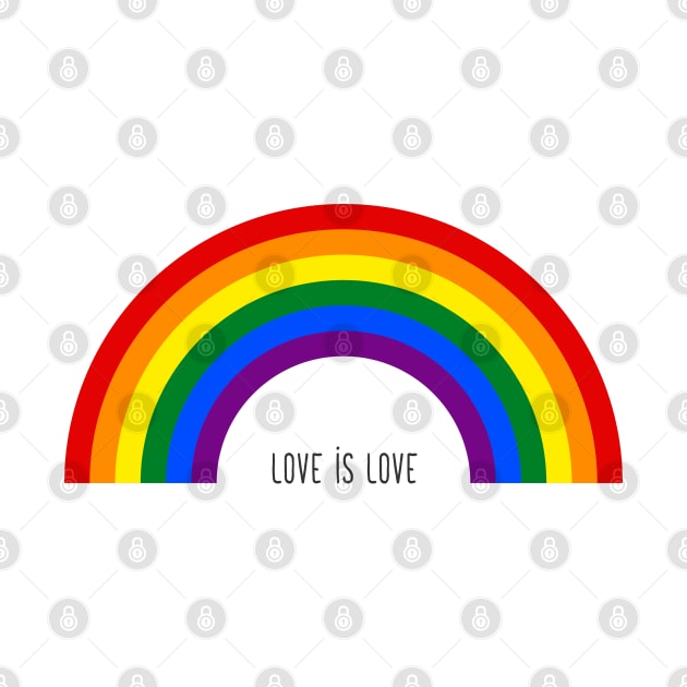 Love is love rainbow pride by seanfleming