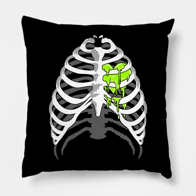 Ribcage Pillow by Brieana