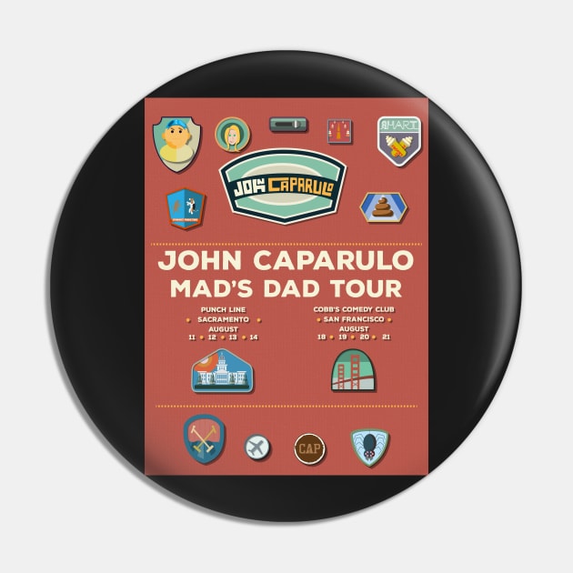 John Caparulo in Sacramento & San Francisco Pin by EffinSweetProductions