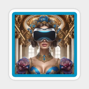 Baroque Lady VR Gamerv Magnet