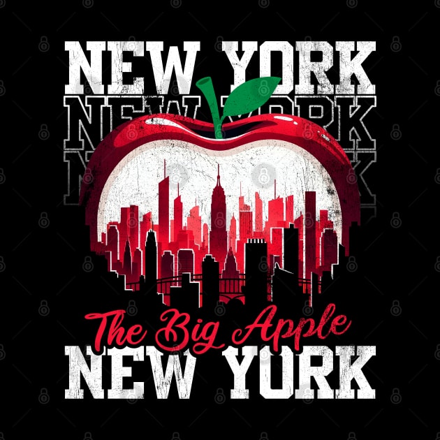 New York The Big Apple by DetourShirts