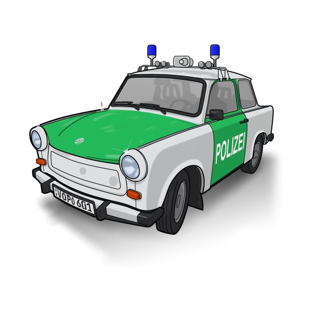 Volkspolizei Trabant 601, Colour by BurrowsImages