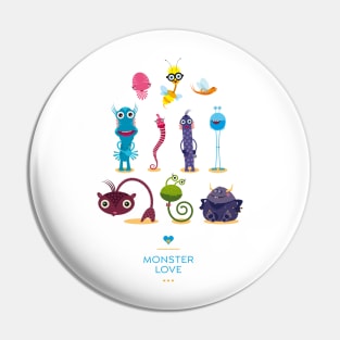 Illustration Nursery Little Monster - Monster Love Pin