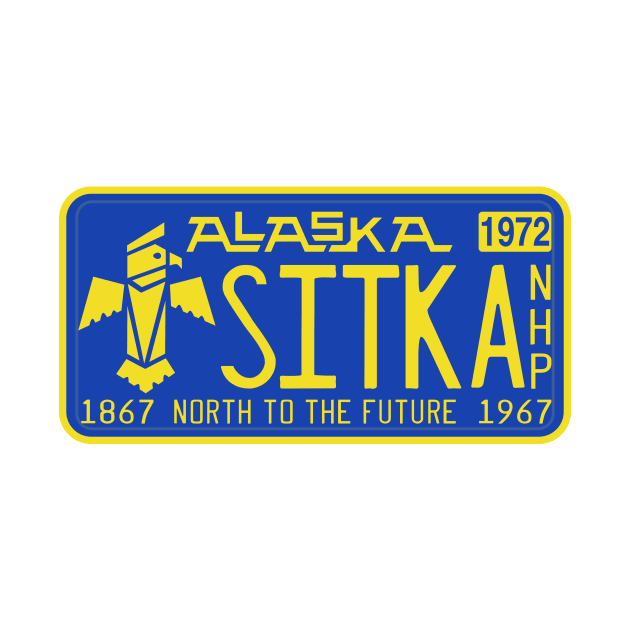 Sitka National Historical Park license plate by nylebuss