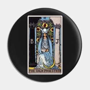 II. The High Priestess Tarot Card Pin