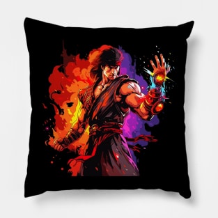 liu kang Pillow