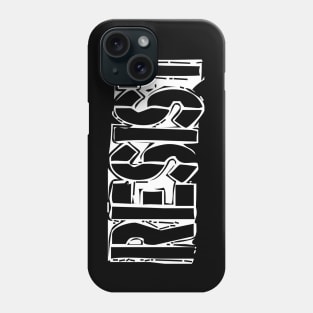 Punk - RESIST white Phone Case