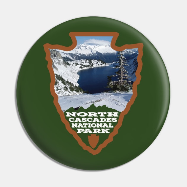 North Cascades National Park arrowhead Pin by nylebuss