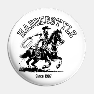 Hadderstyle rodeo Pin