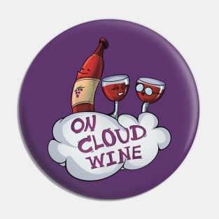 On Cloud Nine (Wine) Pin