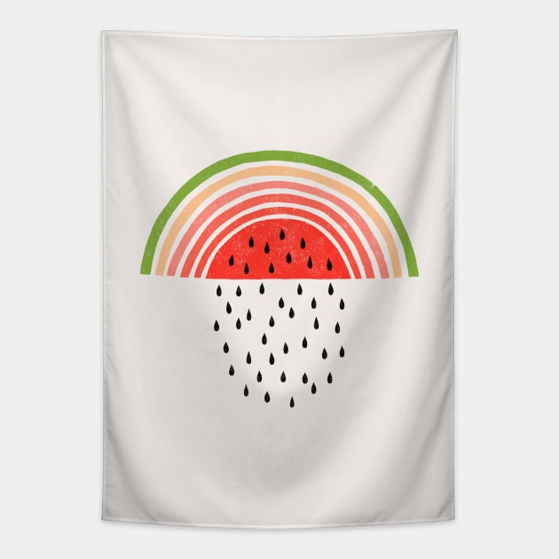 Rainbow Watermelon Tapestry by Anda