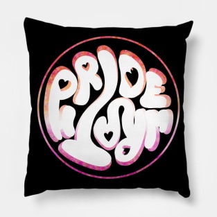 Pride and Wrath (Lesbian Pride) Pillow