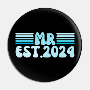 Mr est 2024 Groovy Pin