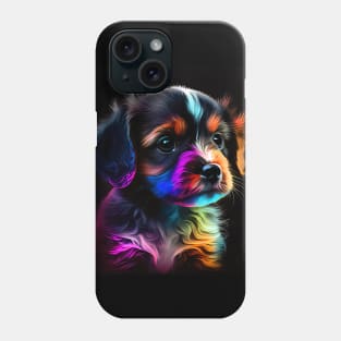 Puppy Artwork Design. Dog Art Phone Case