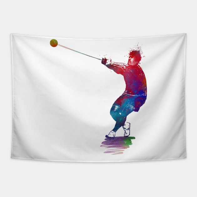 hammer throw #sport #hammerthrow Tapestry by JBJart