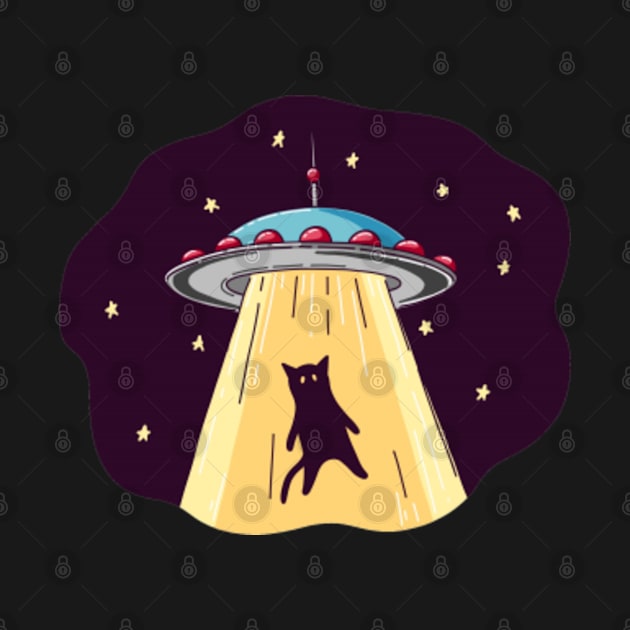 Cat Abduction / Abducted by Alien UFO by CatsRuletheWorld