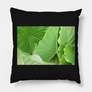 green leaves Pillow