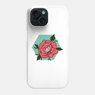 Neon Rose Phone Case