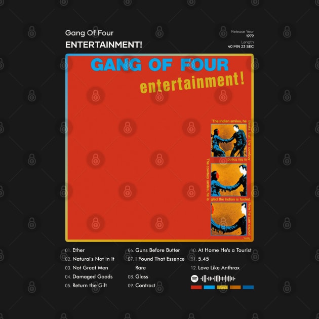 Gang Of Four - Entertainment! Tracklist Album by 80sRetro