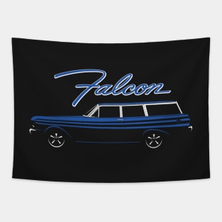 Blue 65 Falcon 2 door wagon Tapestry