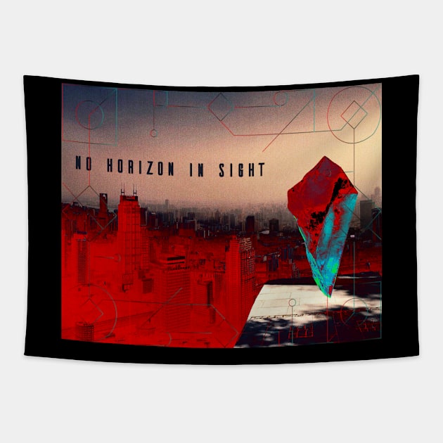 No Horizon In Sight Tapestry by RAdesigns