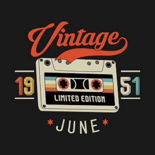 June 1951 - Limited Edition - Vintage Style T-Shirt