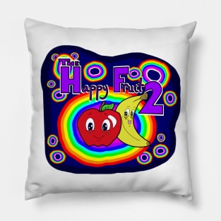 The Happy Fruit Rainbow Pillow