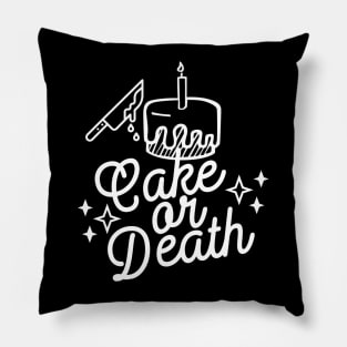 Cake or Death Pillow
