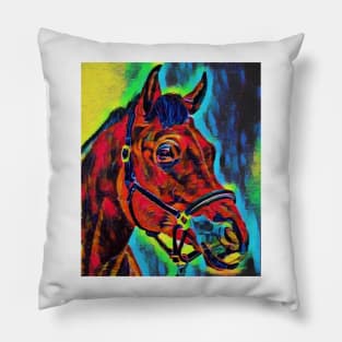 Colourful Horse Pillow
