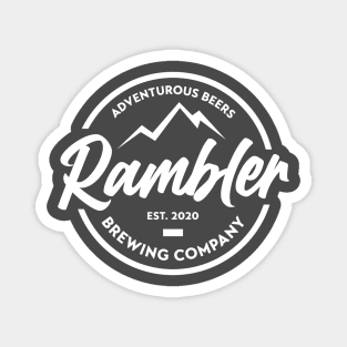 Rambler Brewing Company logo tee - dark Magnet
