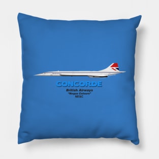 Concorde - British Airways "Negus Colours" Pillow