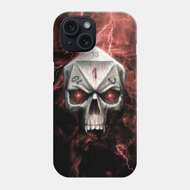 Skull D20 Phone Case by MaratusFunk