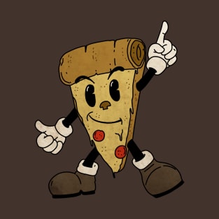 Pizza Vintage Mascot T-Shirt