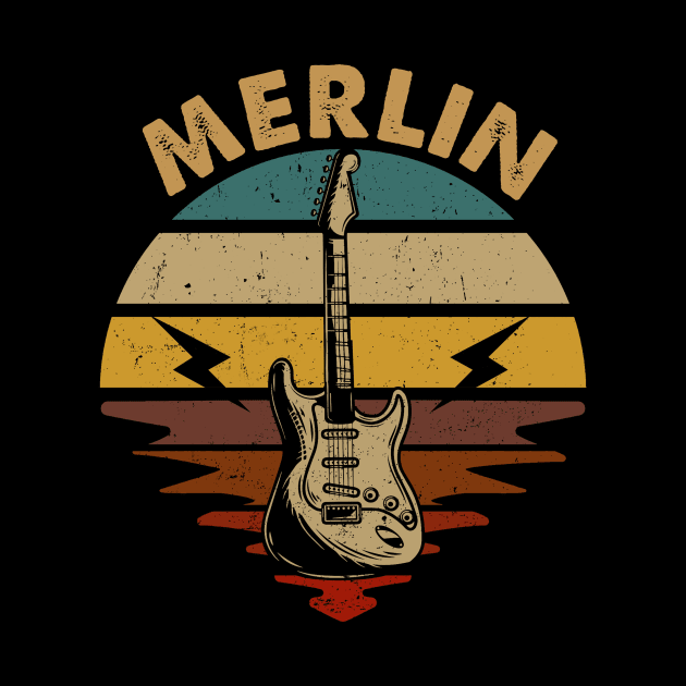 Proud To Be Merlin Personalized Name Birthday by Gorilla Animal