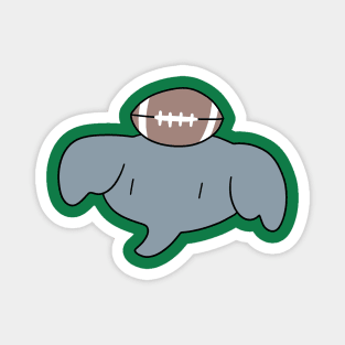 Football Elephant Face Magnet