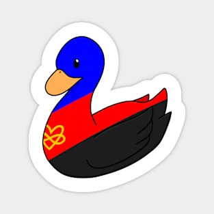 Polyamorous Duck Magnet