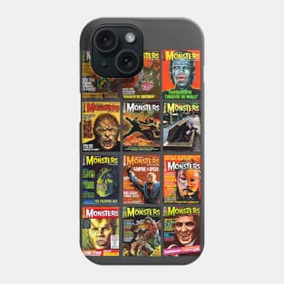 Famous Monsters Collage Series 3 Phone Case