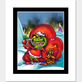 Crazy Grinch (Dr. Seuss) Art Poster - Lost Posters