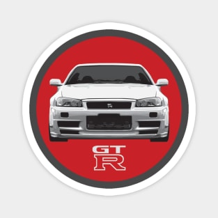 Nissan Skyline GTR R34 Design Magnet