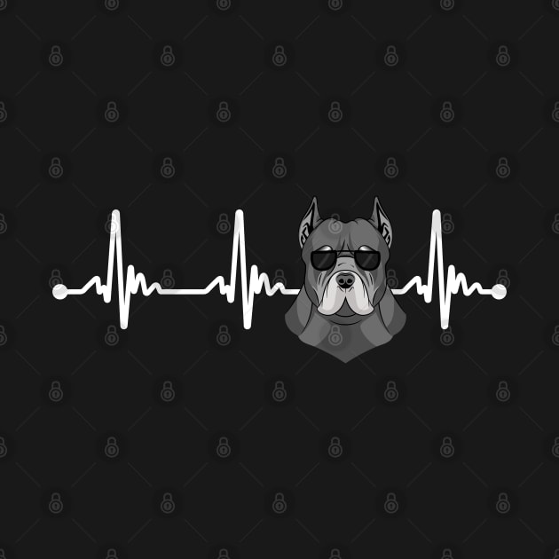 Cool Heartbeat Pitbull by KawaiiAttack