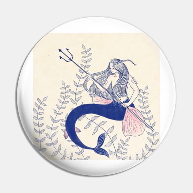 Mermaid Pin by ontungc