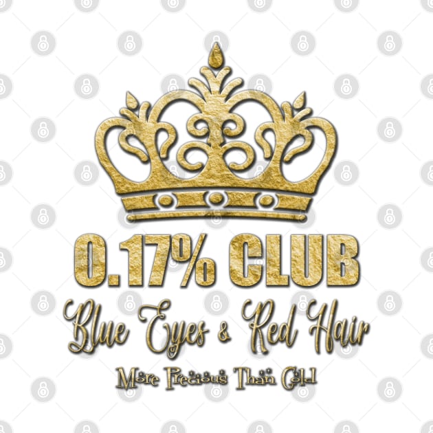 The 0.17% Club - Blue Eyes & Red Hair - More Precious Than Gold by PurplePeacock