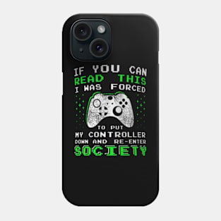 Teen  If You Can Read This Video Game Phone Case